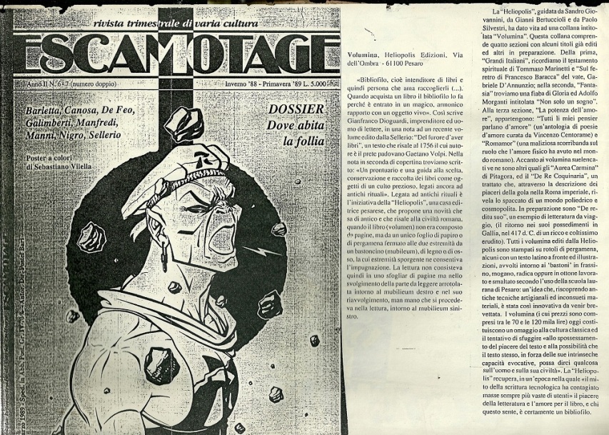 Bis Escamotage trimestrale inverno 88 prim 89 n 6 71