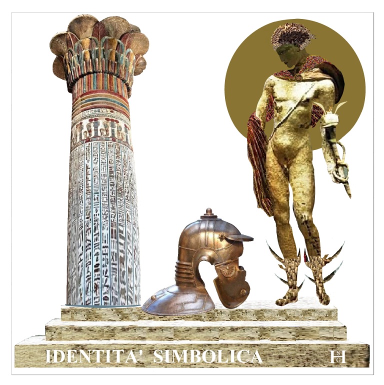 RIDOTTA Nuova scultura policroma 2 IDENTITA SIMBOLICA